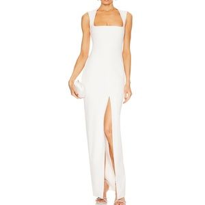 REVOLVE - The Sofia Maxi Dress in Cream